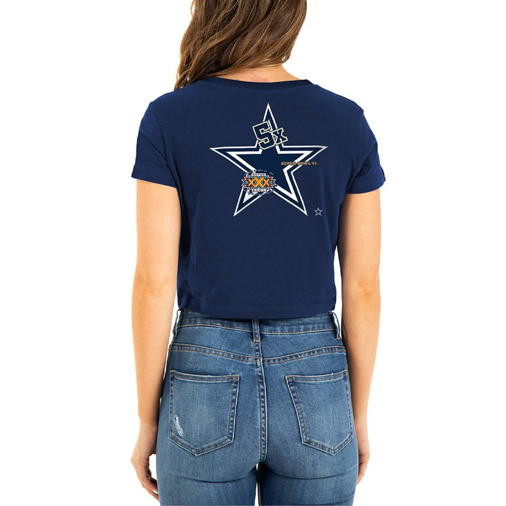 Dallas Cowboys New Era Women's Historic Champs T-Shirt - Navy on sale