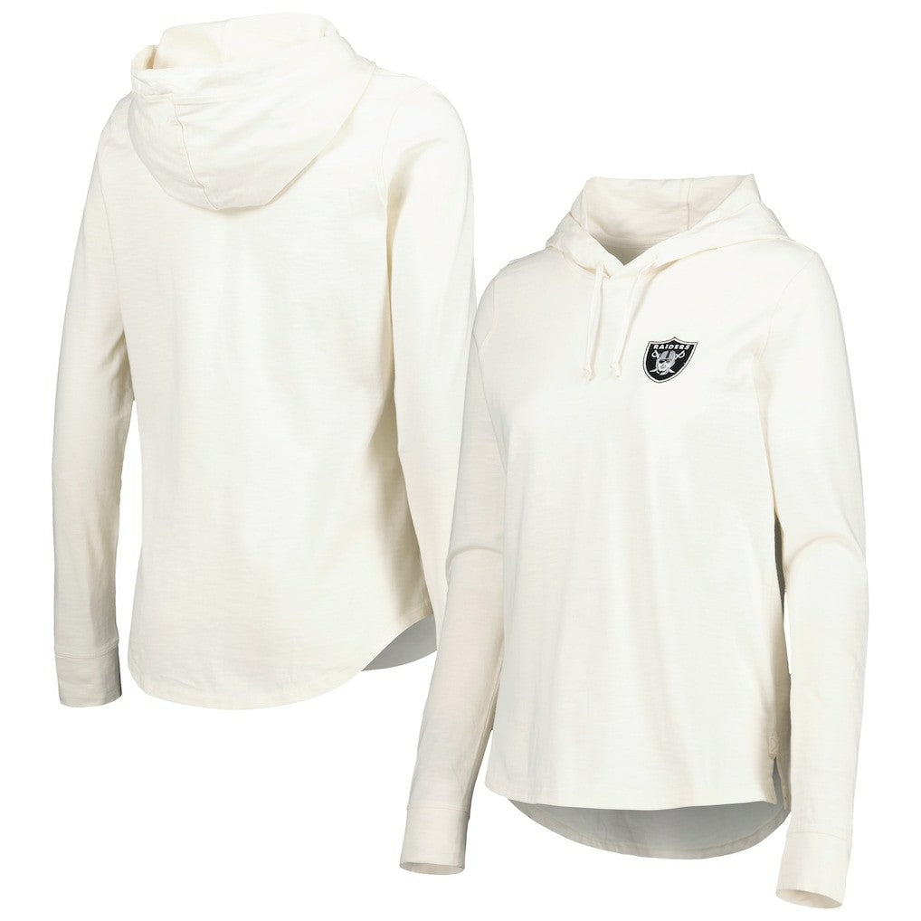 Las Vegas Raiders Women's Ashby Isles Jersey Pullover Hoodie - Cream online