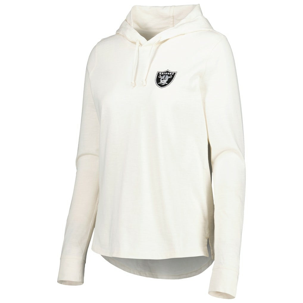 Las Vegas Raiders Women's Ashby Isles Jersey Pullover Hoodie - Cream online