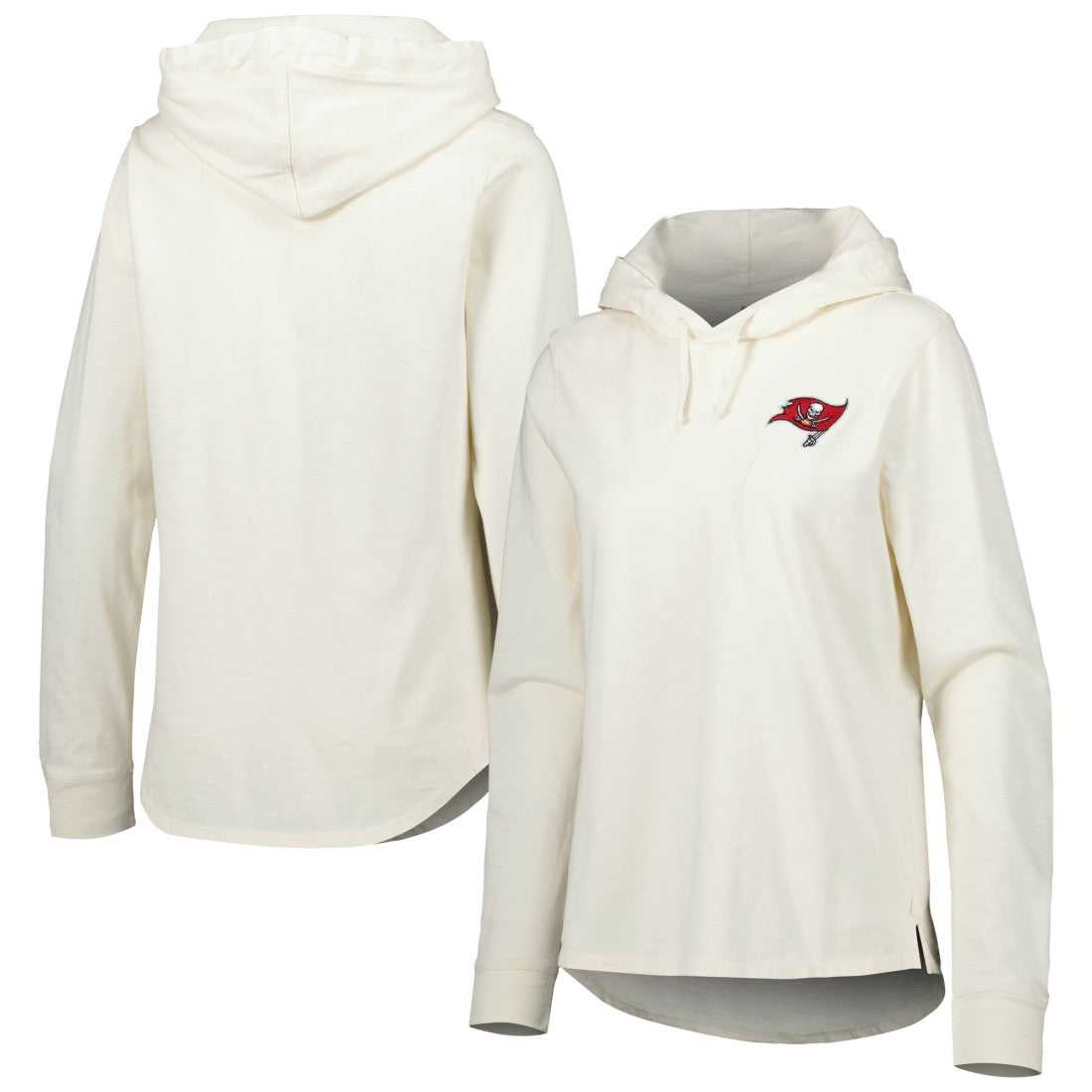 Tampa Bay Buccaneers Women's Ashby Isles Jersey Pullover Hoodie - Cream sale
