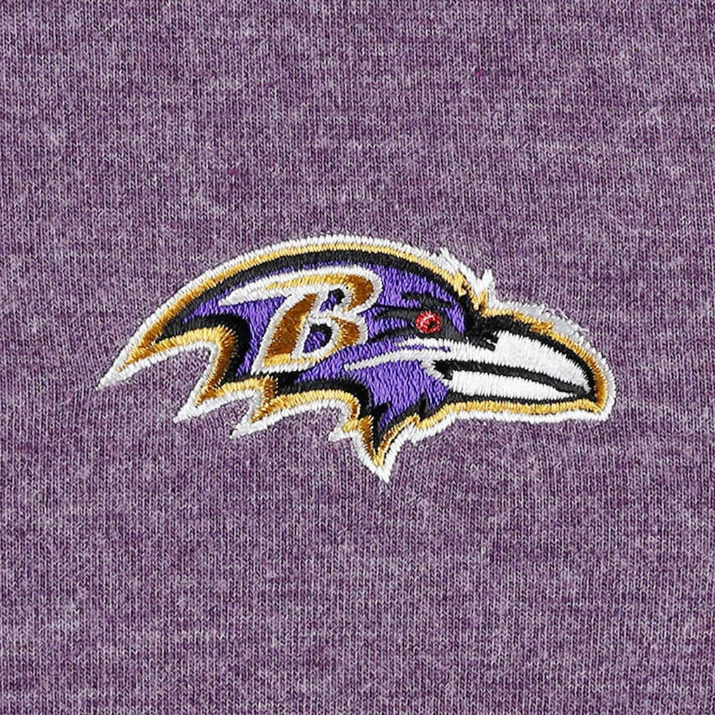 Baltimore Ravens Women's Sport Sun Fade Full-Zip Sweatshirt - Heathered Purple cheap