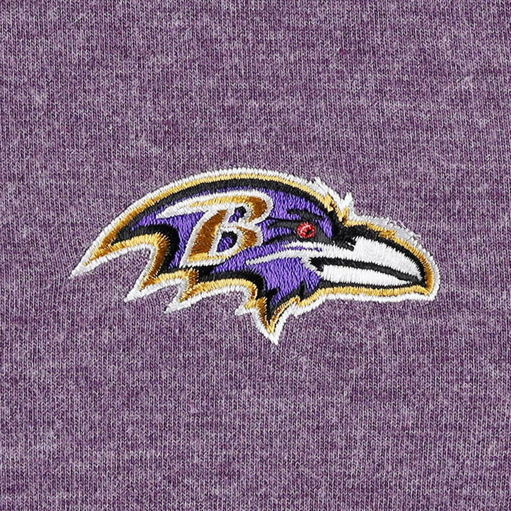 Baltimore Ravens Women's Sport Sun Fade Full-Zip Sweatshirt - Heathered Purple cheap