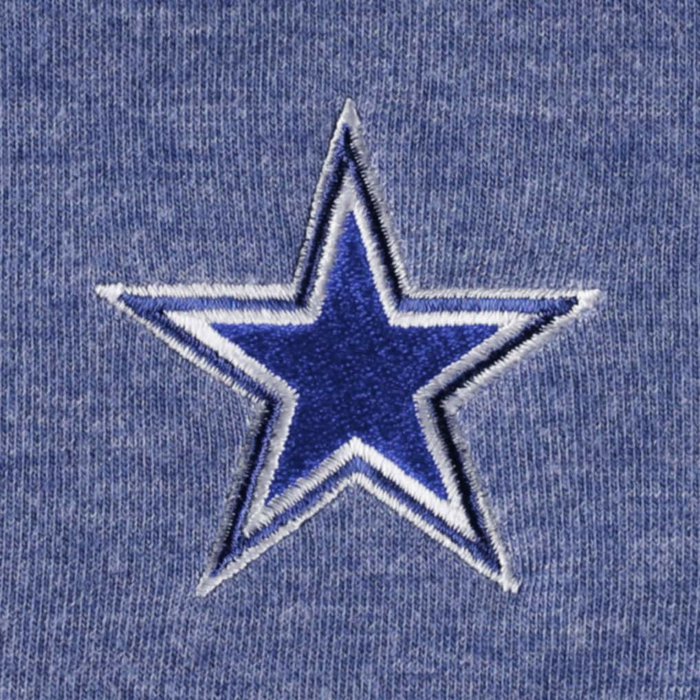 Dallas Cowboys Women's Sport Sun Fade Full-Zip Sweatshirt - Heathered Navy sale