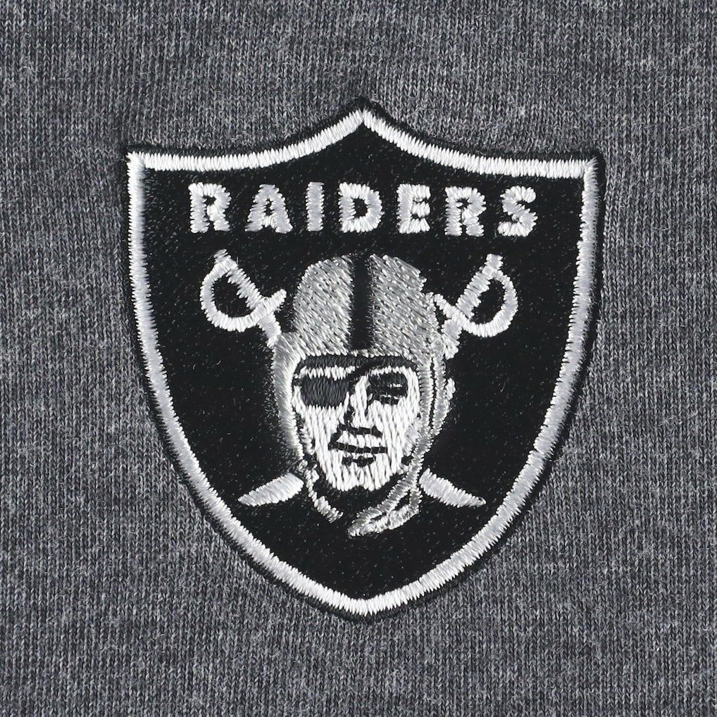 Las Vegas Raiders Women's Sport Sun Fade Full-Zip Sweatshirt - Heathered Black discount