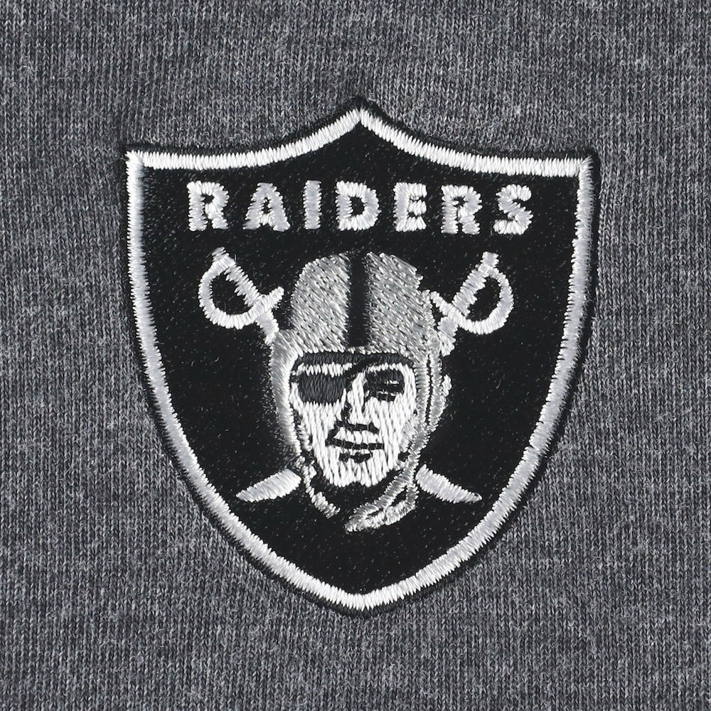 Las Vegas Raiders Women's Sport Sun Fade Full-Zip Sweatshirt - Heathered Black discount