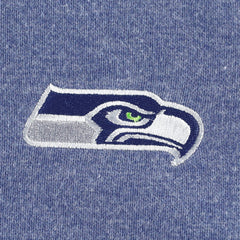 Seattle Seahawks Women's Sport Sun Fade Full-Zip Sweatshirt - Heathered College Navy discount