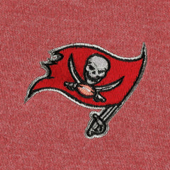 Tampa Bay Buccaneers Women's Sport Sun Fade Full-Zip Sweatshirt - Heathered Red cheap