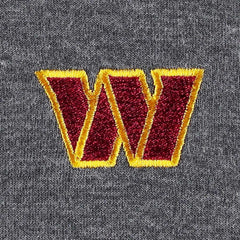 Washington Commanders Women's Sport Sun Fade Full-Zip Sweatshirt - Heathered Black discount