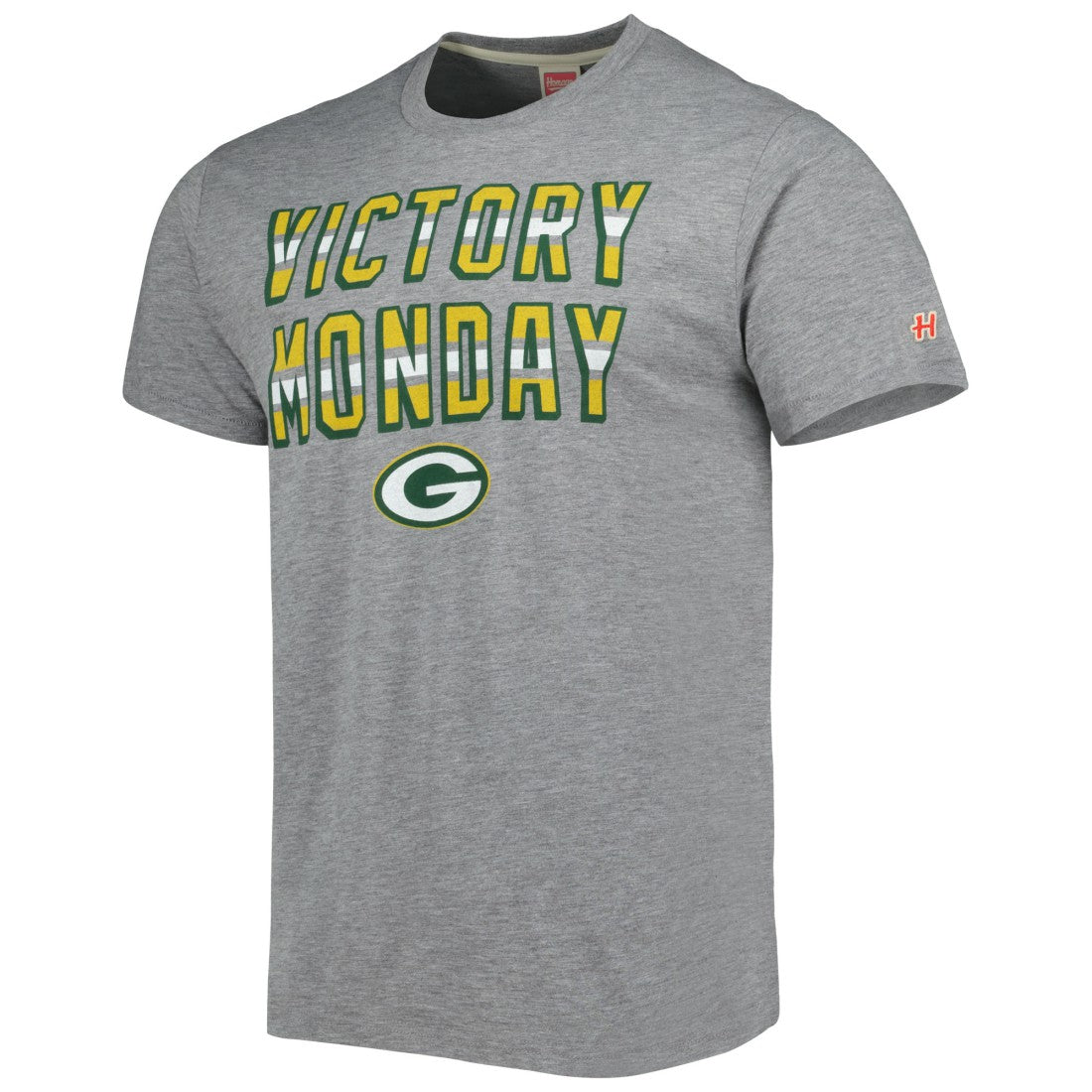 Green Bay Packers Homage Victory Monday Tri-Blend T-Shirt - Gray outlet