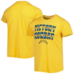 Los Angeles Chargers Homage Victory Monday Tri-Blend T-Shirt - Gold discount