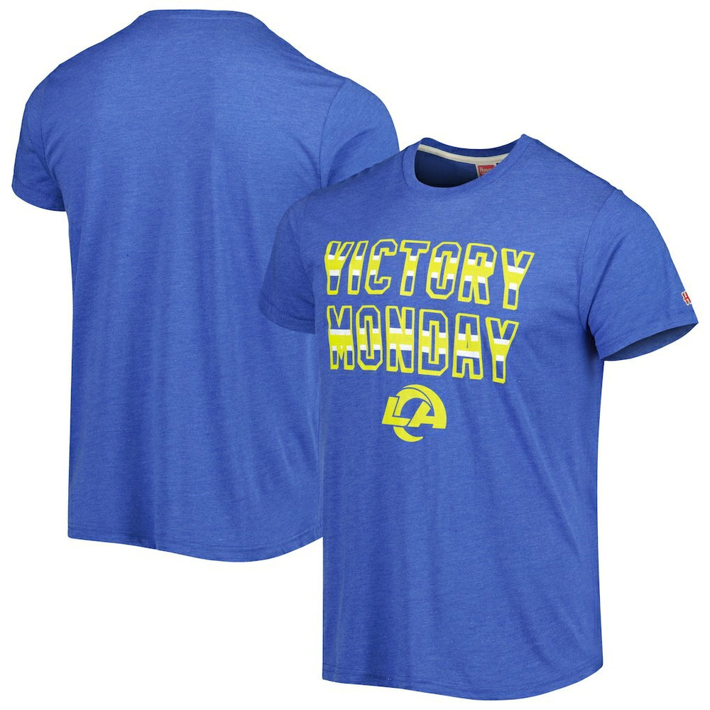 Los Angeles Rams Homage Victory Monday Tri-Blend T-Shirt - Royal outlet