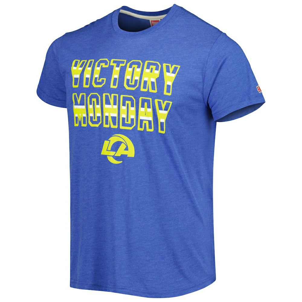 Los Angeles Rams Homage Victory Monday Tri-Blend T-Shirt - Royal outlet