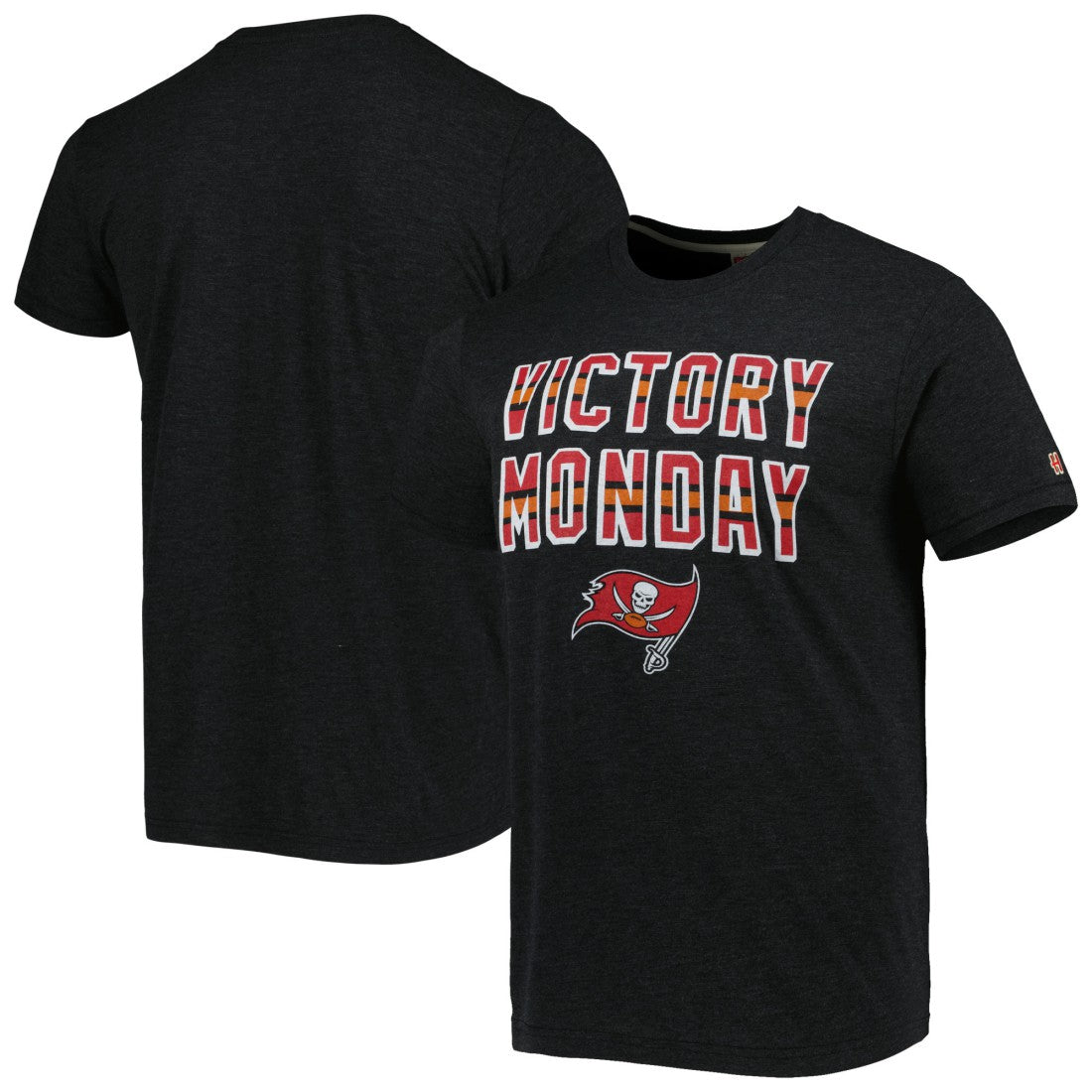 Tampa Bay Buccaneers Homage Victory Monday Tri-Blend T-Shirt - Black sale