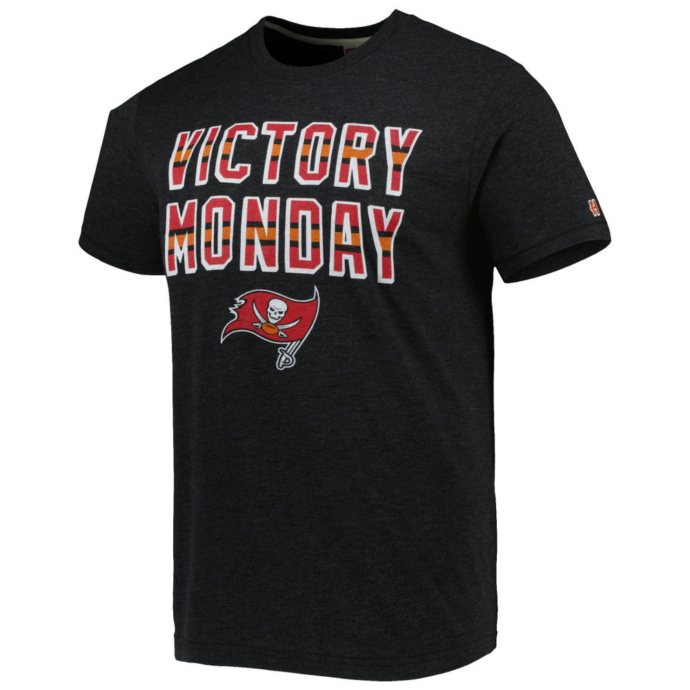 Tampa Bay Buccaneers Homage Victory Monday Tri-Blend T-Shirt - Black sale