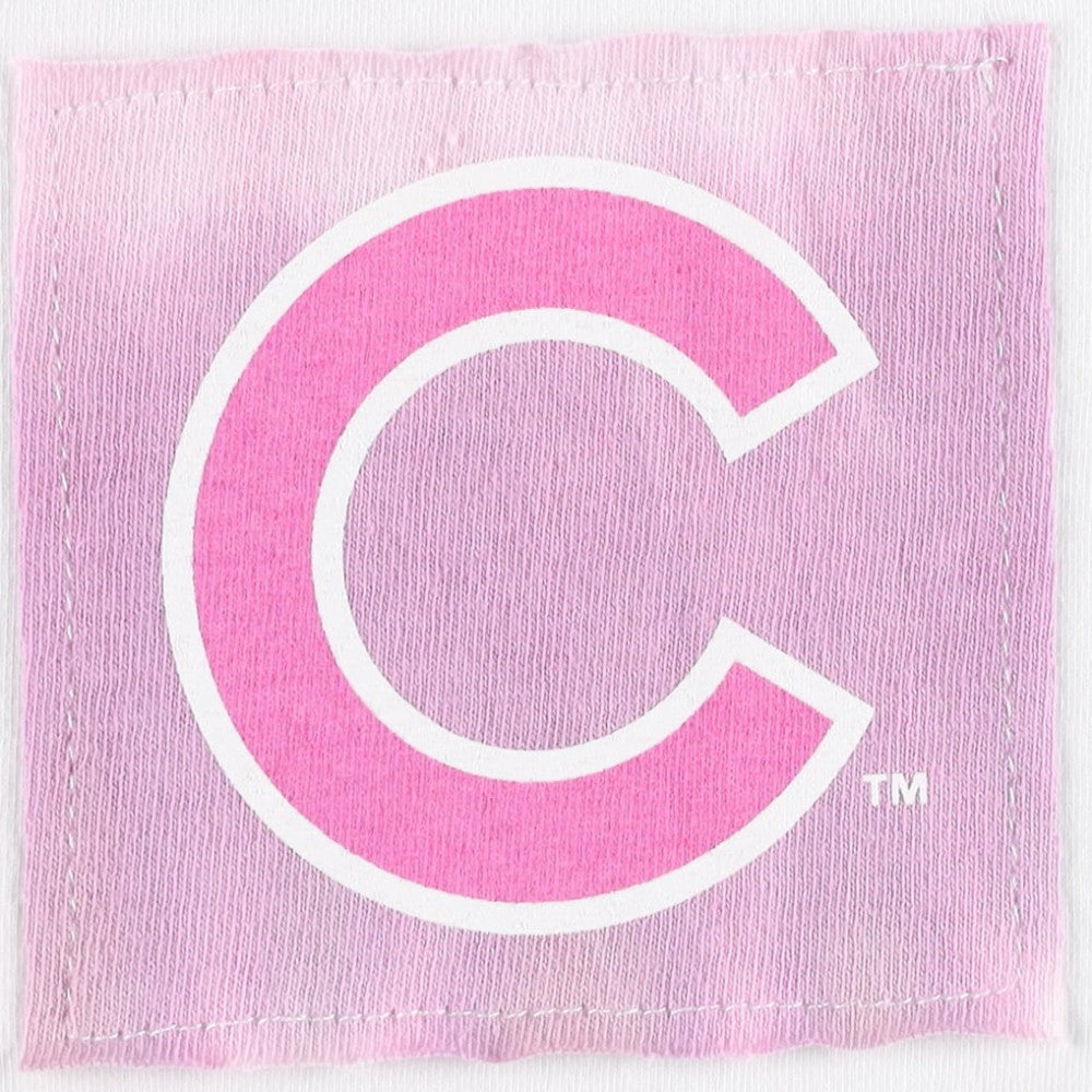 Chicago Cubs Refried Apparel Women's Tie-Dye Tank Top White