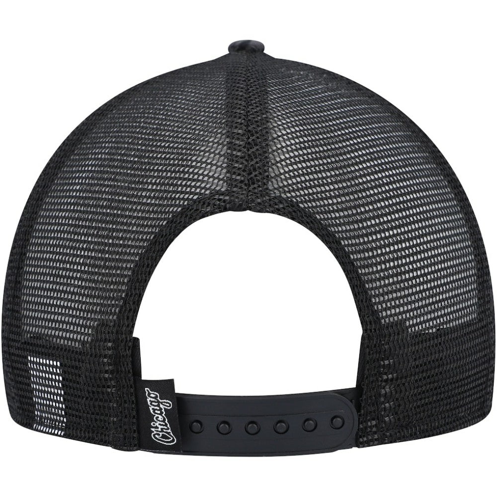 Chicago White Sox Repeat A-Frame 9FIFTY Trucker Snapback Hat Black