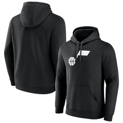 Utah Jazz Primary Logo Pullover Hoodie - Black outlet