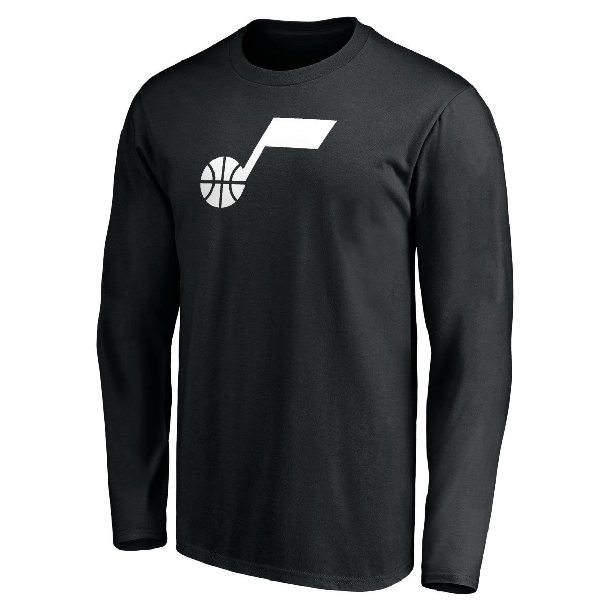 Utah Jazz Primary Logo Team Long Sleeve T-Shirt - Black cheap