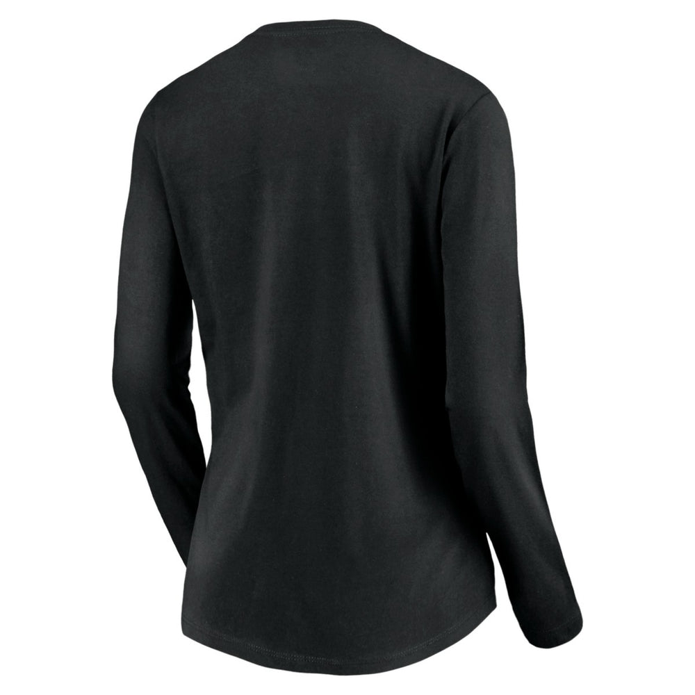 Utah Jazz Women's Primary Logo Team Long Sleeve V-Neck T-Shirt - Black sale