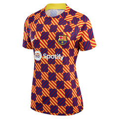 Barcelona Women's 2022/23 Pre-Match Raglan Performance Top - Yellow sale