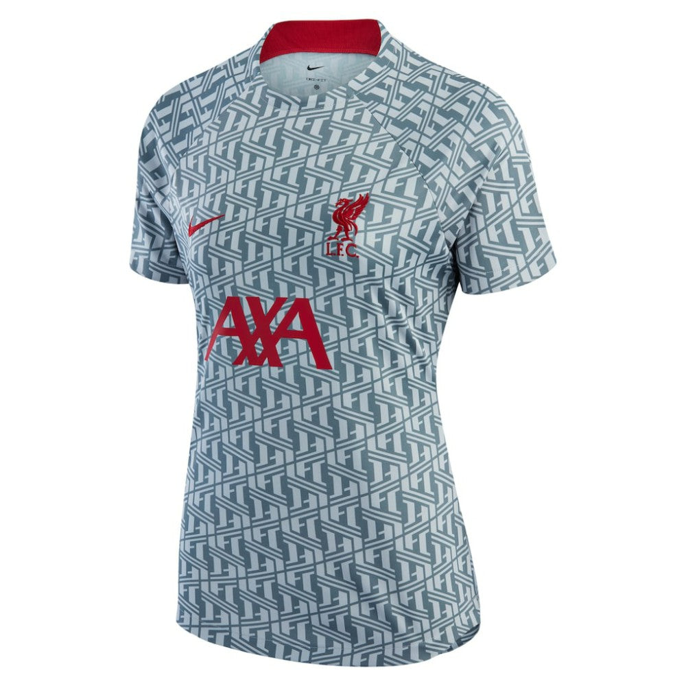 Liverpool Women's 2022/23 Pre-Match Raglan Performance Top - Gray on sale