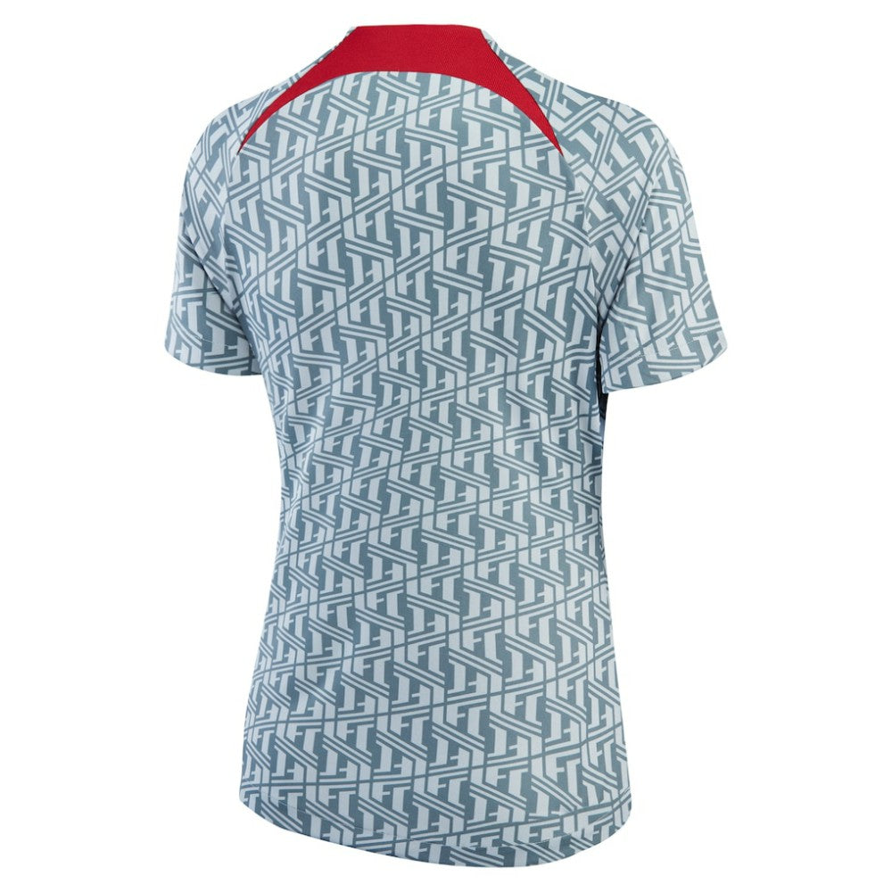 Liverpool Women's 2022/23 Pre-Match Raglan Performance Top - Gray on sale