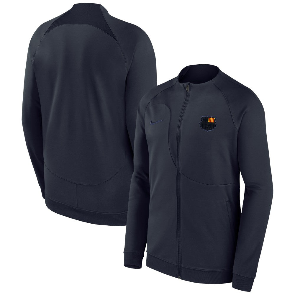 Barcelona Youth Academy Pro Anthem Raglan Performance Full-Zip Jacket - Navy cheap