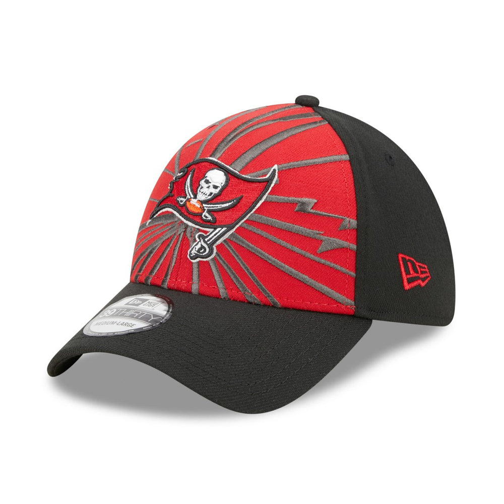 Tampa Bay Buccaneers New Era Shattered 39THIRTY Flex Hat - Red/Black discount