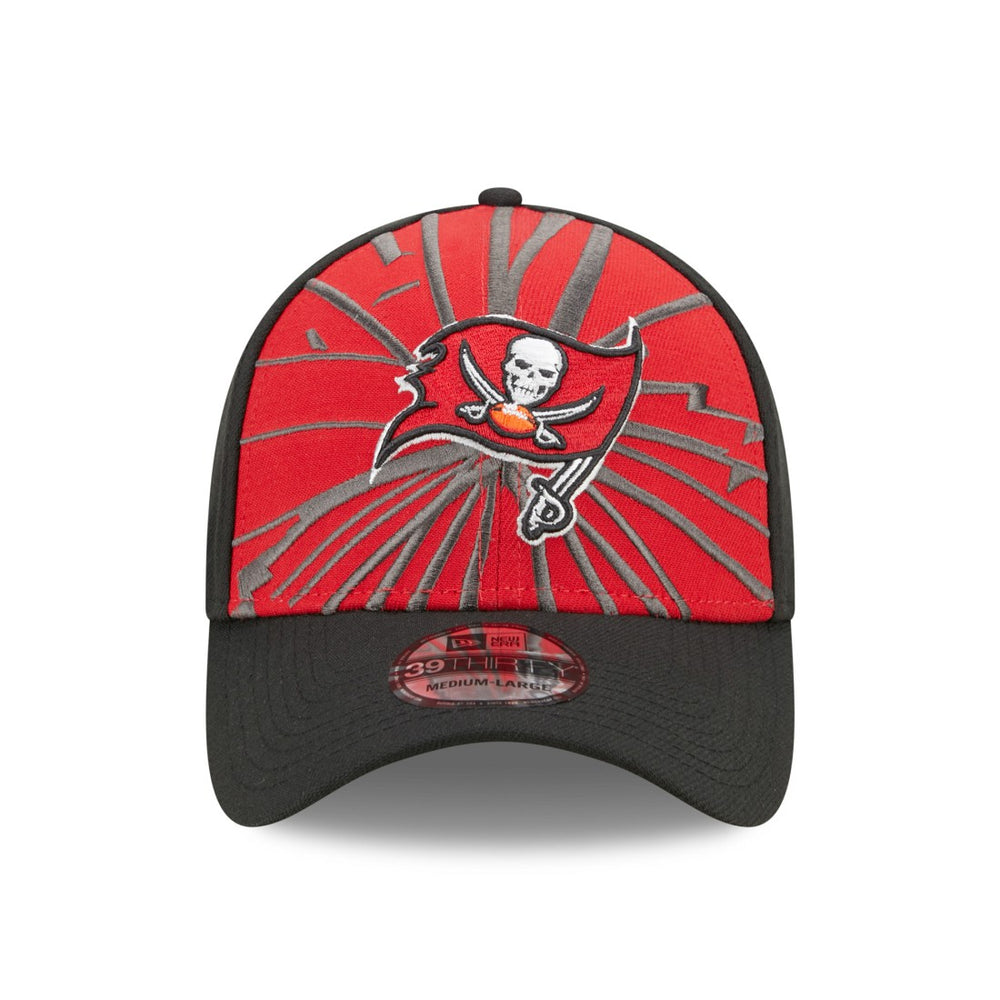 Tampa Bay Buccaneers New Era Shattered 39THIRTY Flex Hat - Red/Black discount