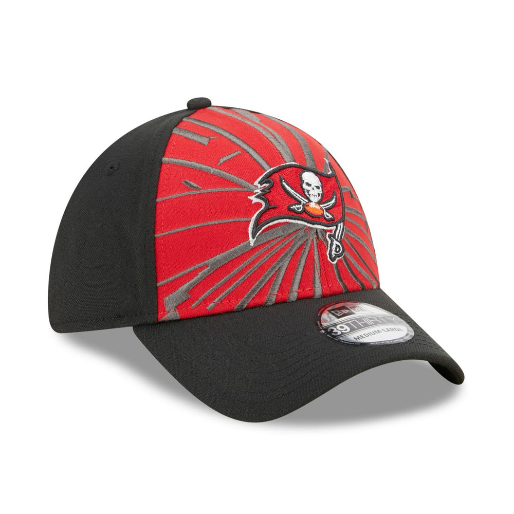 Tampa Bay Buccaneers New Era Shattered 39THIRTY Flex Hat - Red/Black discount