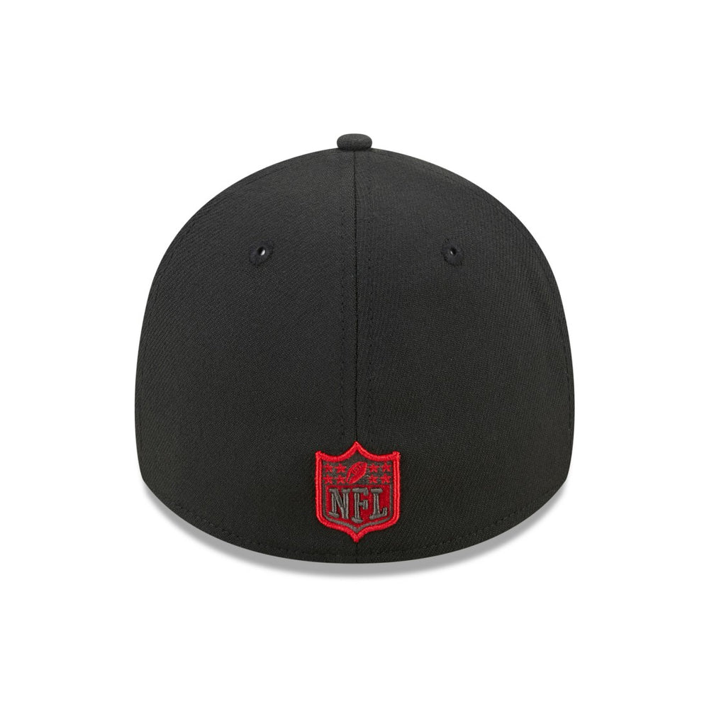 Tampa Bay Buccaneers New Era Shattered 39THIRTY Flex Hat - Red/Black discount