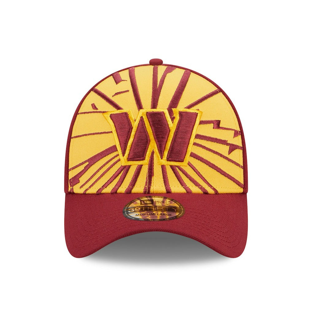 Washington Commanders New Era Shattered 39THIRTY Flex Hat - Gold/Burgundy outlet