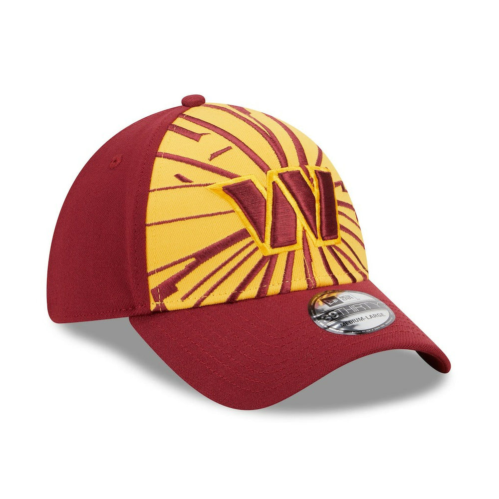 Washington Commanders New Era Shattered 39THIRTY Flex Hat - Gold/Burgundy outlet
