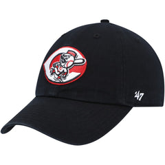 Cincinnati Reds Cooperstown Collection Clean Up Adjustable Hat Black
