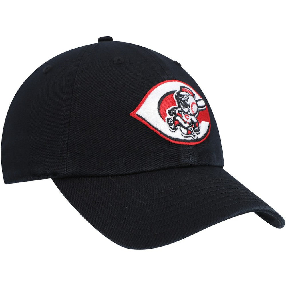 Cincinnati Reds Cooperstown Collection Clean Up Adjustable Hat Black