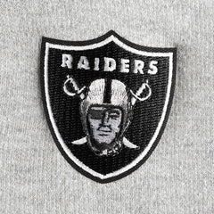 Las Vegas Raiders Antigua Women's Lightweight Jackpot Raglan Half-Zip Pullover Hoodie - Heather Gray cheap