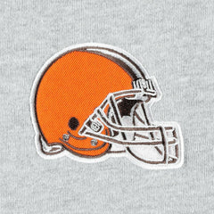 Cleveland Browns Big & Tall Fleece Raglan Full-Zip Hoodie Jacket - Heather Gray on sale