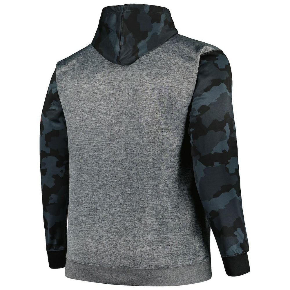 Cleveland Browns Big & Tall Camo Pullover Hoodie - Heather Charcoal outlet