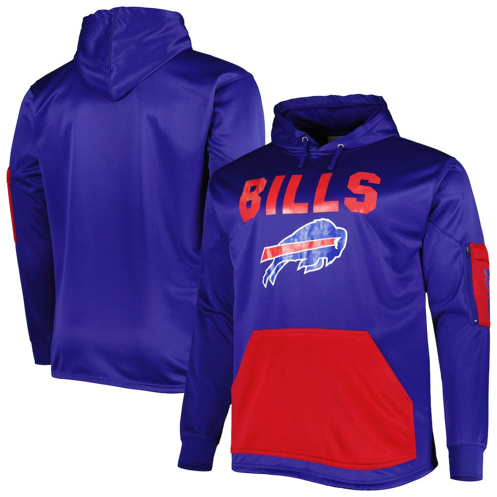 Buffalo Bills Big & Tall Pullover Hoodie - Royal discount