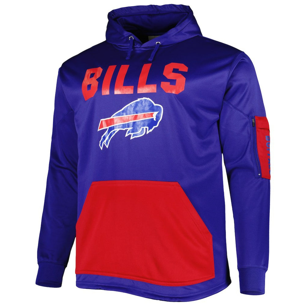 Buffalo Bills Big & Tall Pullover Hoodie - Royal discount