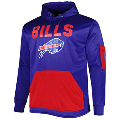 Buffalo Bills Big & Tall Pullover Hoodie - Royal discount