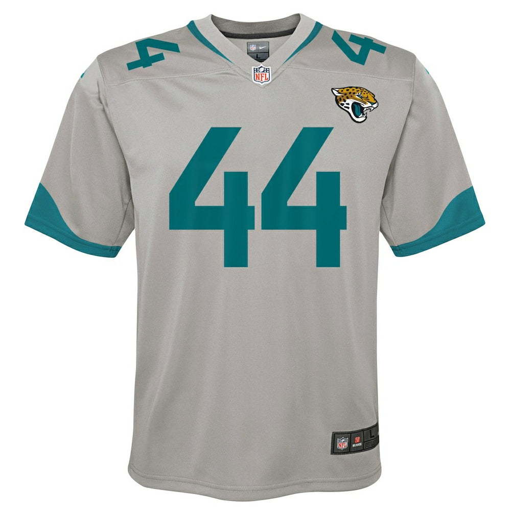 Travon Walker Jacksonville Jaguars Youth Inverted Game Jersey - Silver discount