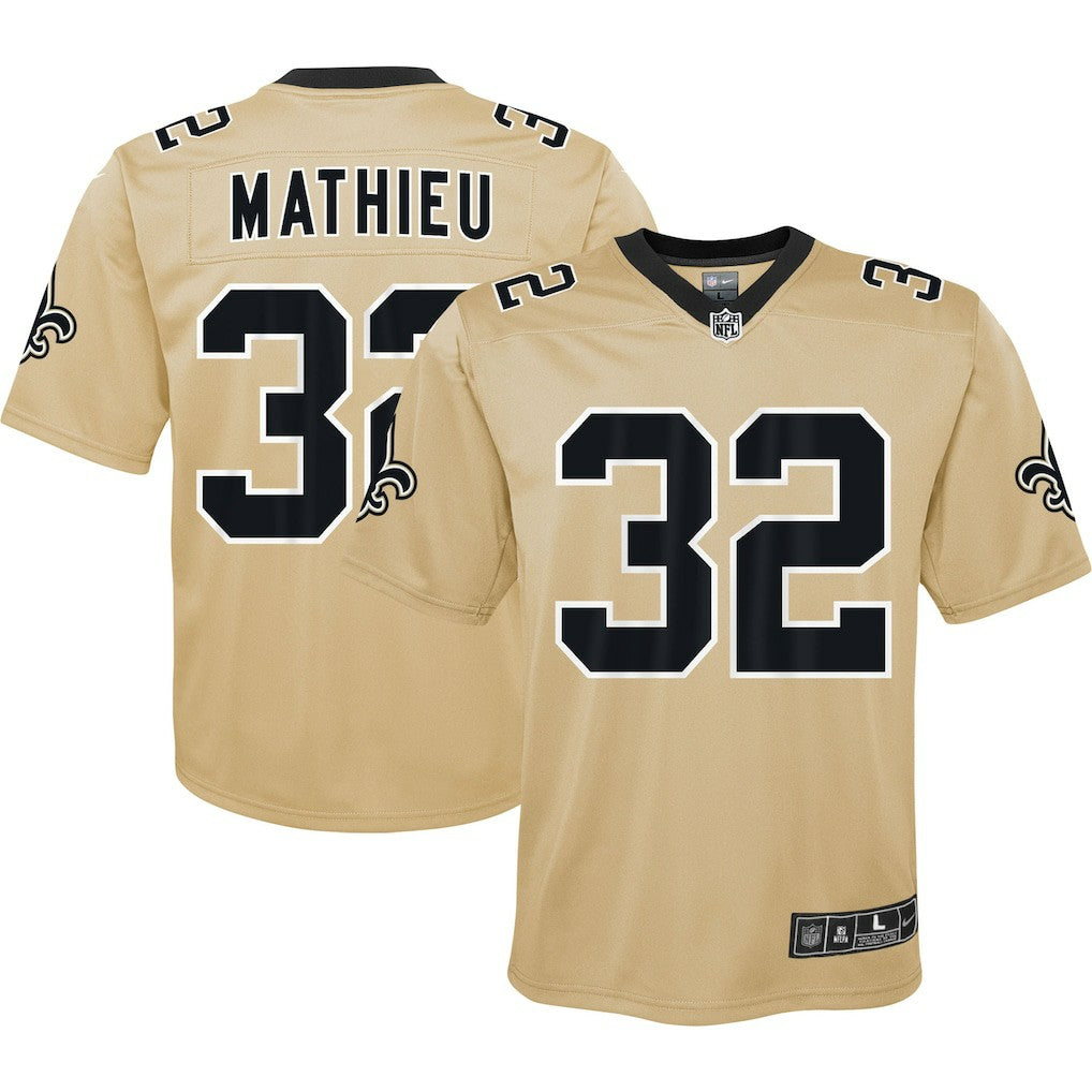 Tyrann Mathieu New Orleans Saints Youth Inverted Game Jersey - Gold for sale