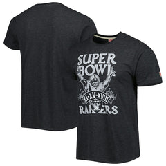 Las Vegas Raiders Homage Super Bowl Classics Tri-Blend T-Shirt - Charcoal outlet