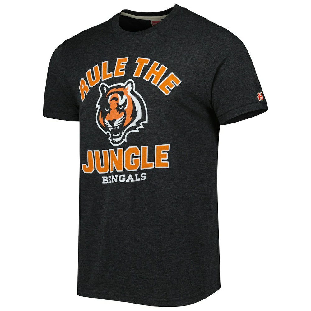 Cincinnati Bengals Homage Hyper Local Tri-Blend T-Shirt - Charcoal sale