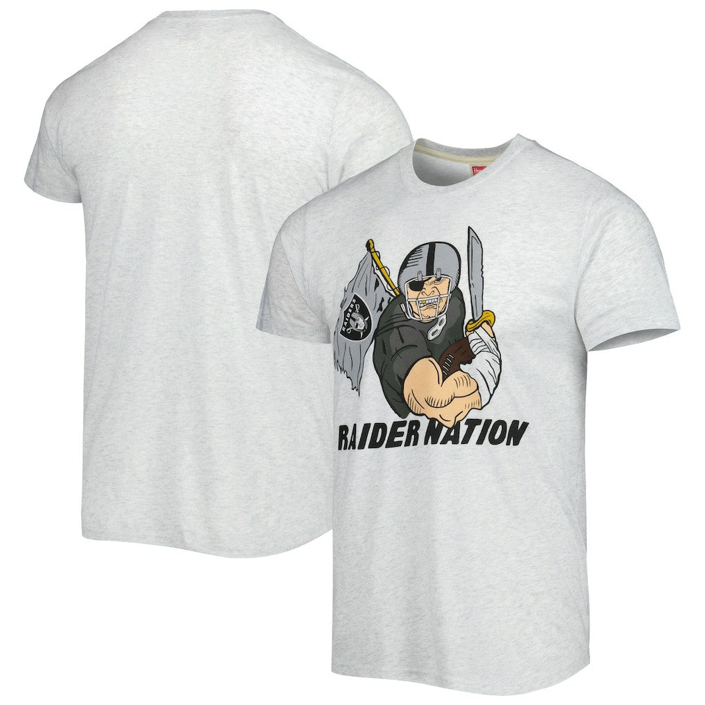 Las Vegas Raiders Homage Hyper Local Tri-Blend T-Shirt - Ash discount