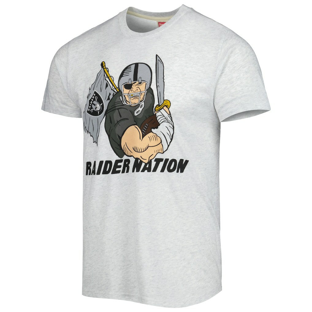 Las Vegas Raiders Homage Hyper Local Tri-Blend T-Shirt - Ash discount