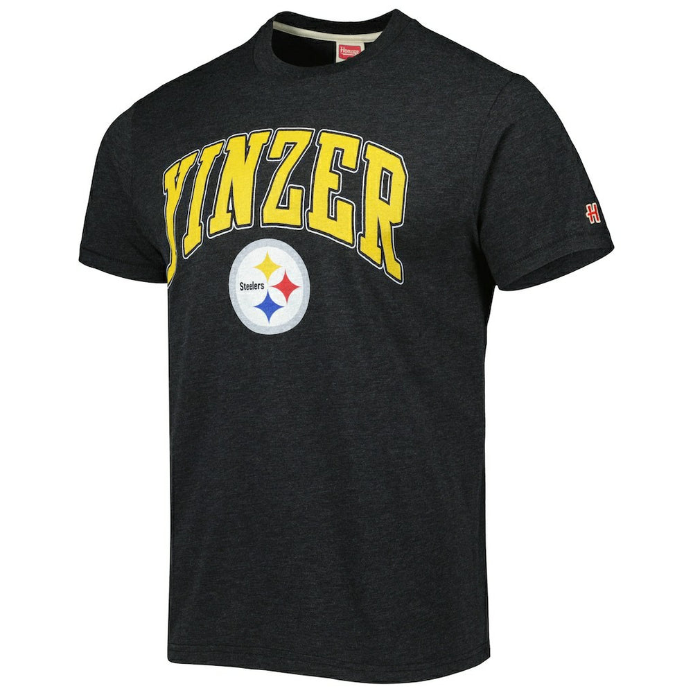 Pittsburgh Steelers Homage Hyper Local Tri-Blend T-Shirt - Charcoal outlet