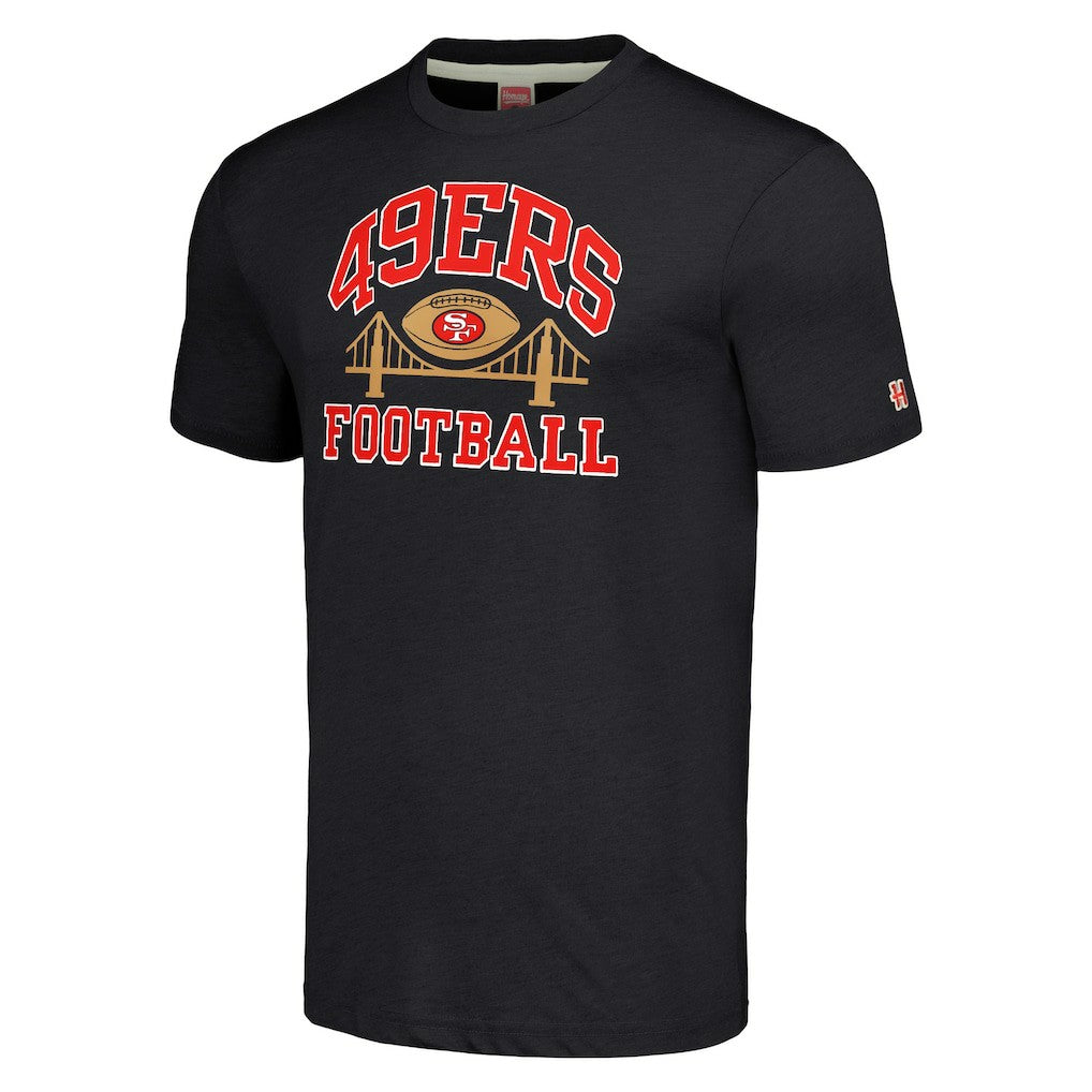 San Francisco 49ers Homage Hyper Local Tri-Blend T-Shirt - Charcoal discount