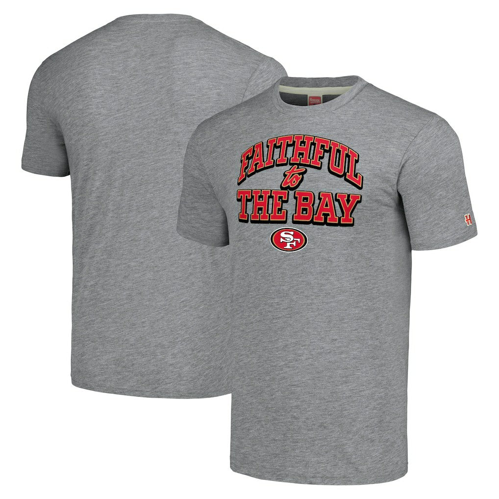 San Francisco 49ers Homage Hyper Local Tri-Blend T-Shirt - Gray discount